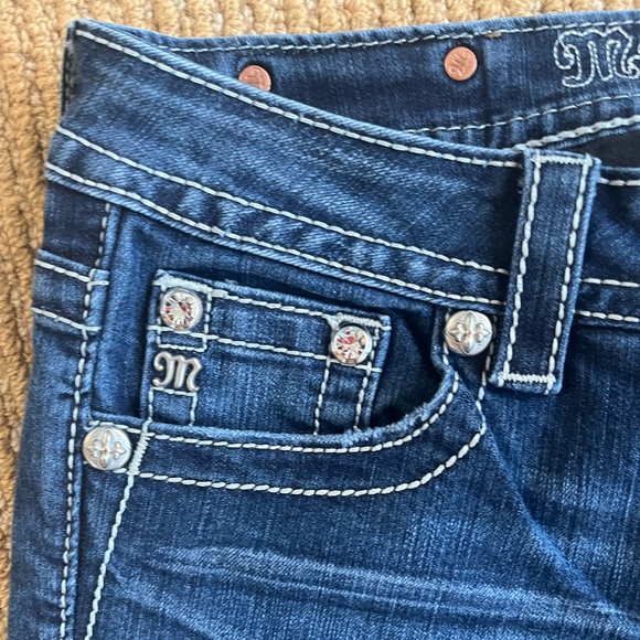 Miss Me Womens Signature Boot Size 27 JE81788R Low rise Stretch Denim Jeans - Picture 5 of 11